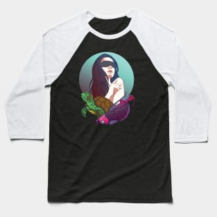 queen of the sea illustration design Baseball T-Shirt